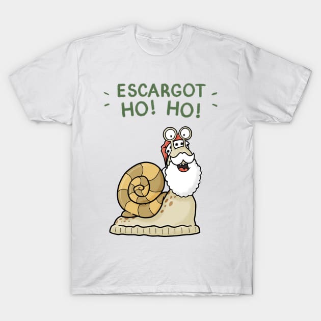 Escargot Ho Ho T-Shirt by CarlBatterbee